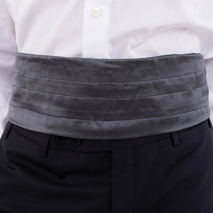 Corneliani Belt Women Slate Gray